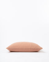 Clay linen pillowcase